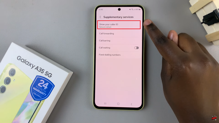 How To Show & Hide Caller ID On Samsung Galaxy A35 5G