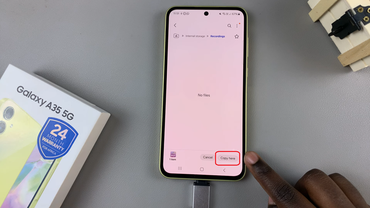 How To Transfer Files From USB Flash Drive To Samsung Galaxy A35 5G