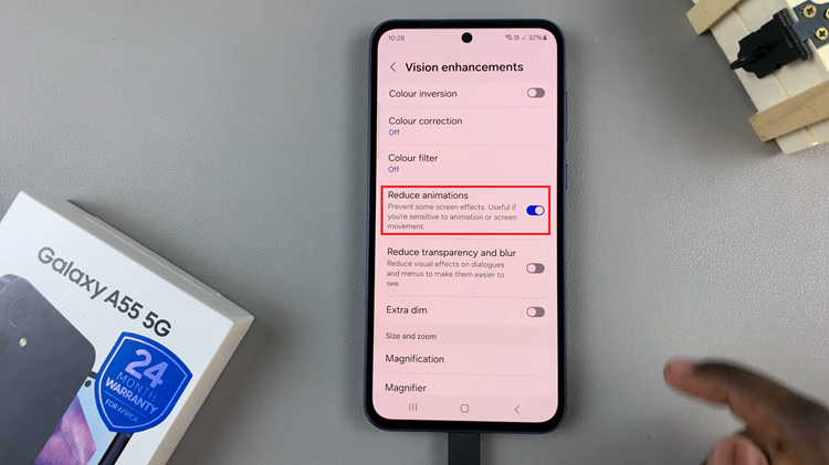 How To Turn OFF Charging Animation On Samsung Galaxy A55 5G