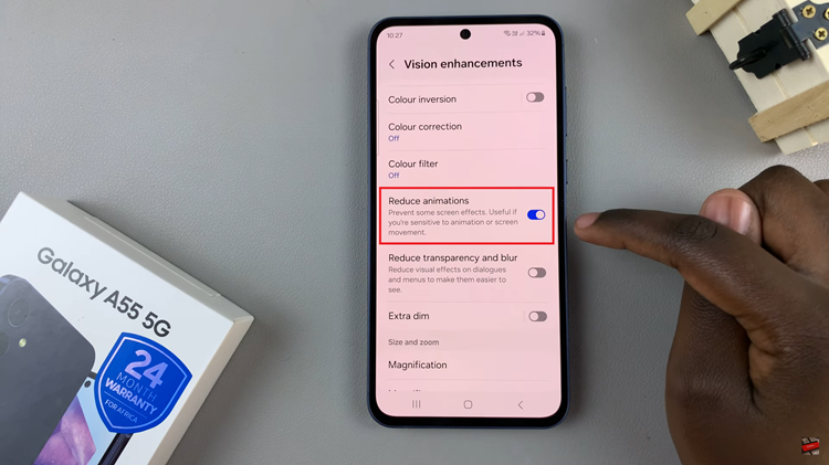 How To Turn ON Charging Animation On Samsung Galaxy A55 5G