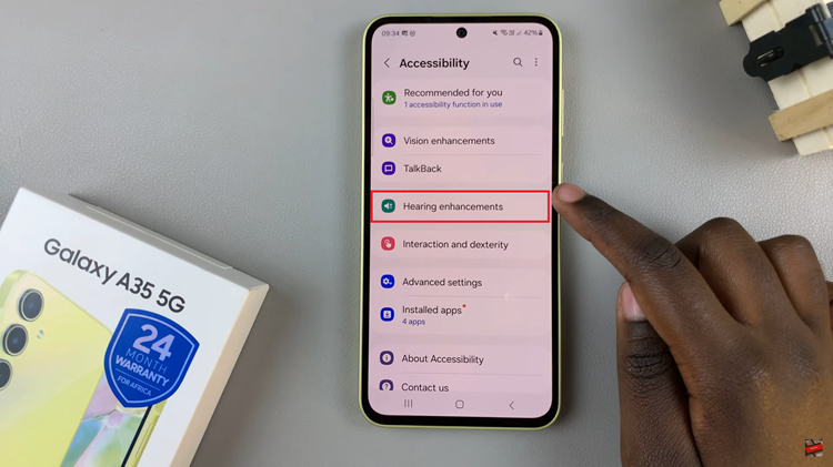 How To Turn ON & OFF Live Captions On Samsung Galaxy A35 5G