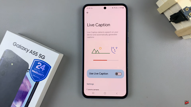 How To Turn ON & OFF Live Captions On Samsung Galaxy A55 5G