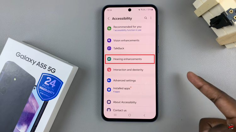 How To Turn ON & OFF Live Captions On Samsung Galaxy A55 5G