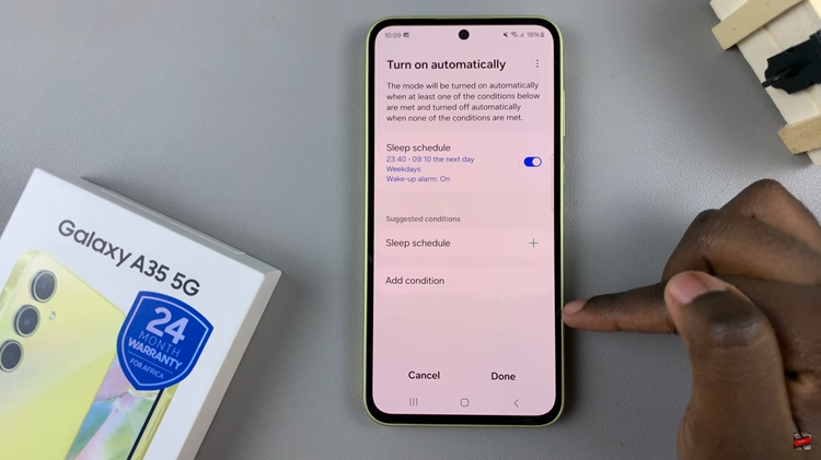 How To Turn Sleep Mode ON & OFF Automatically On Samsung Galaxy A35 5G