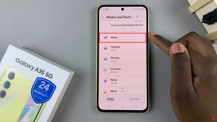 How To Turn Sleep Mode ON & OFF Automatically On Samsung Galaxy A35 5G