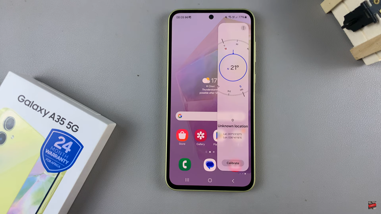 How To Use Built-In Compass On Samsung Galaxy A35 5G
