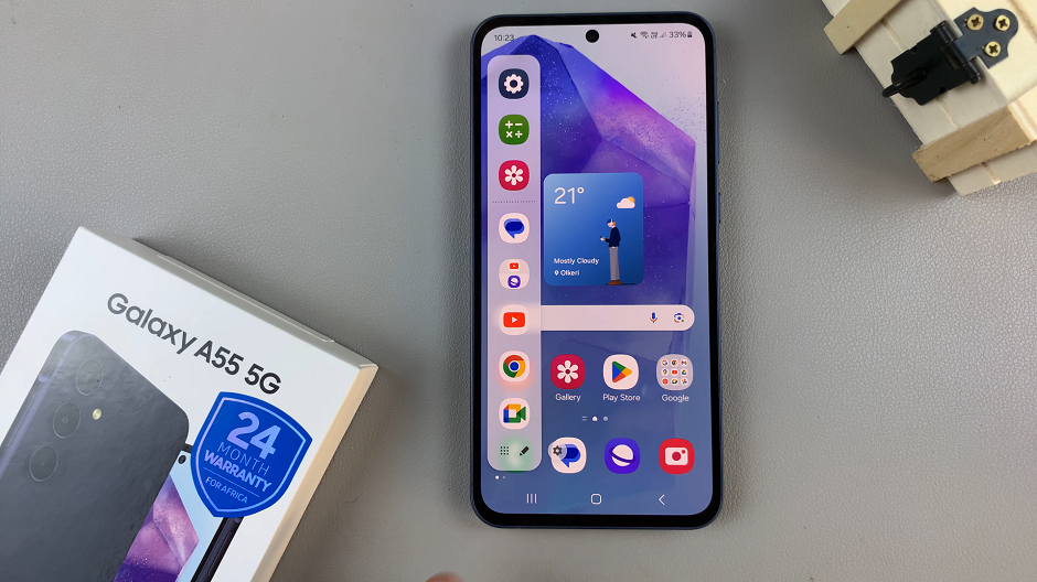 How To Move Edge Panel To Left On Samsung Galaxy A55 5G