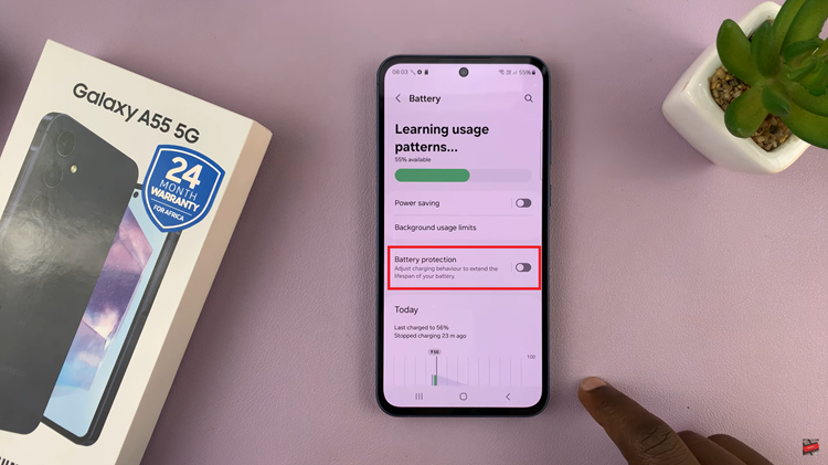 Limit Max Charge To 80% On Samsung Galaxy A55 5G