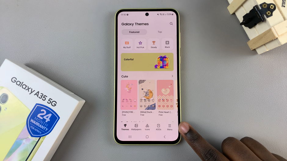 How To Revert To Default Theme On Samsung Galaxy A35 5G