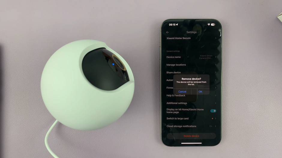 How To Delete Xiaomi Smart Camera C500 Pro From Mi Home App