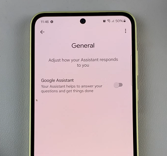 Disable Google Assistant On Samsung Galaxy A35 5G