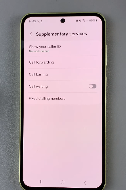 Disable Call Waiting On Samsung Galaxy A35 5G