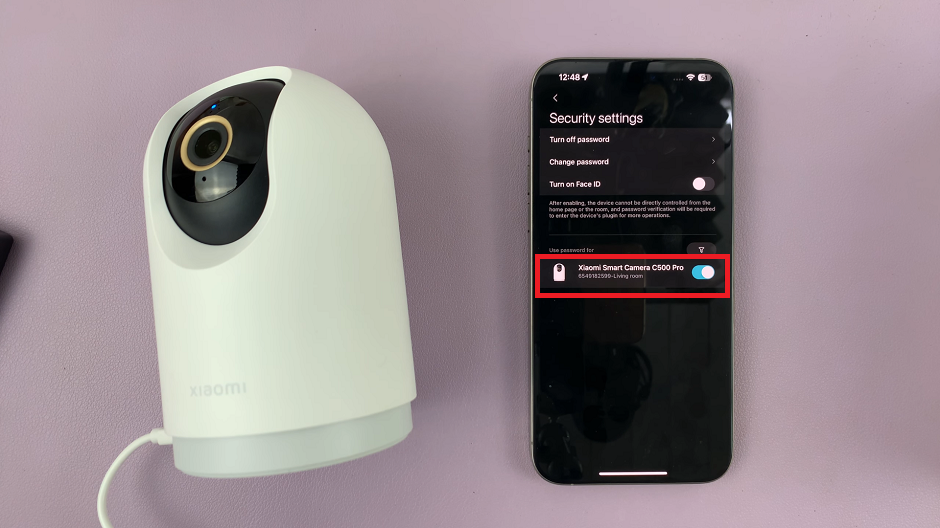 Set Password On Xiaomi Smart Camera C500 Pro