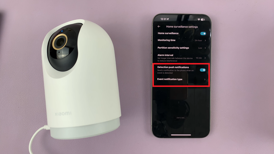 How To Enable PUSH Notifications From Xiaomi Smart Camera C500 Pro