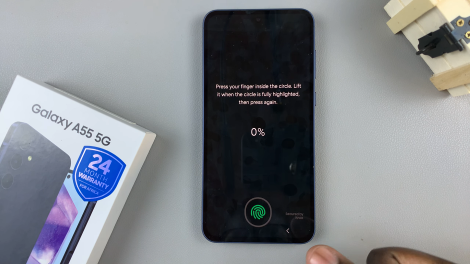 How To Add Another Fingerprint On Samsung Galaxy A55 5G