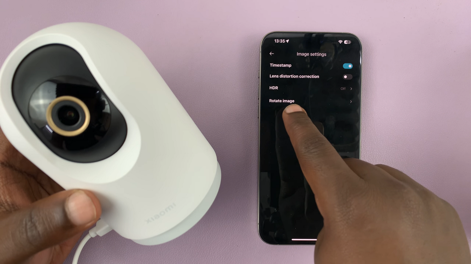 How To Rotate Image On Ceiling Mounted Xiaomi Smart Camera C500 Pro