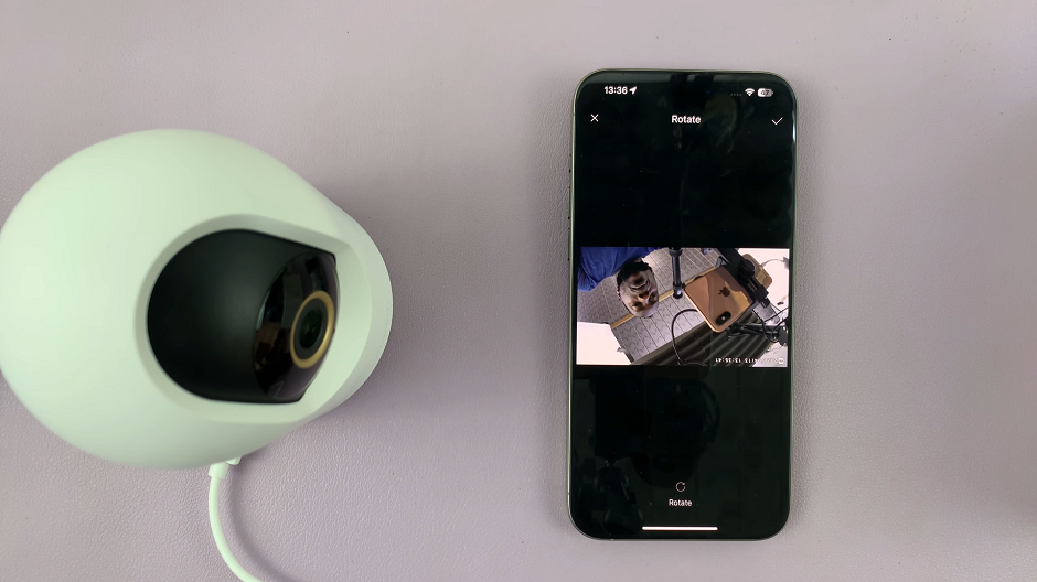 How To Rotate Image On Ceiling Mounted Xiaomi Smart Camera C500 Pro