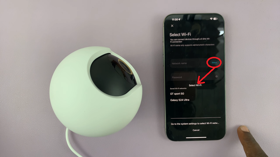 How To Change Wi-Fi Connection On Xiaomi Smart Camera C500 Pro