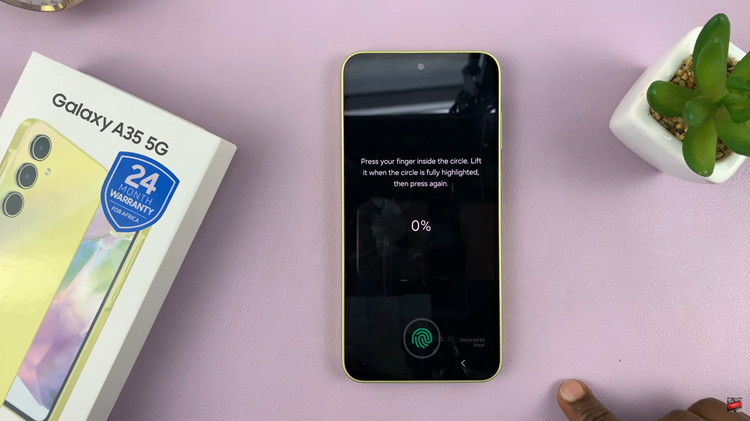 Set Up Fingerprint On Samsung Galaxy A35 5G