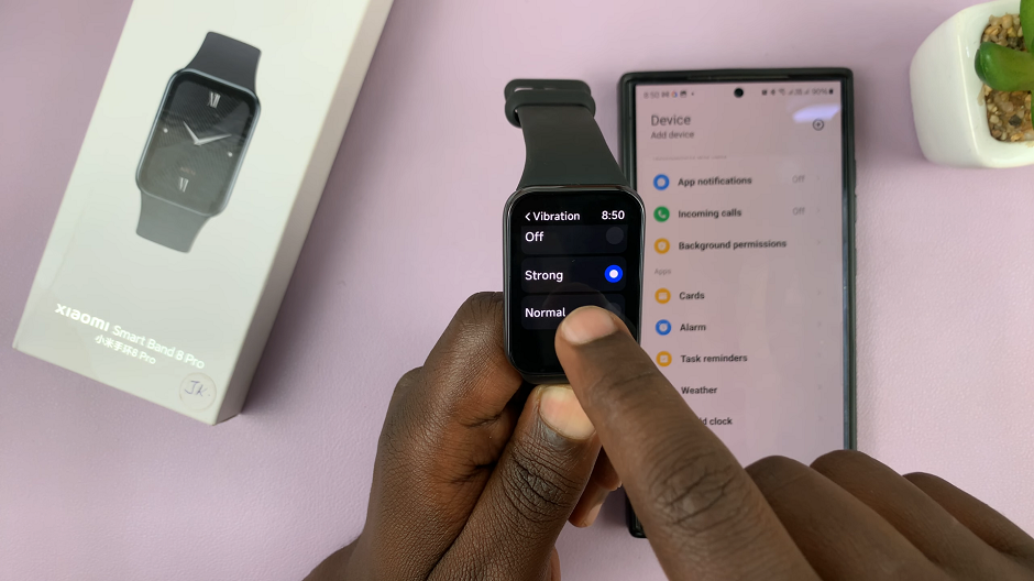 Change Vibration Intensity On Xiaomi Smart Band 8 Pro