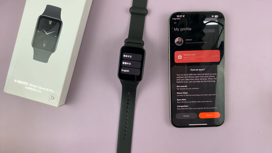 How To Pair Xiaomi Smart Band 8 Pro With iPhone