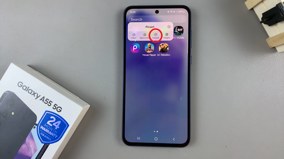 How To Uninstall Apps On Samsung Galaxy A55 5G