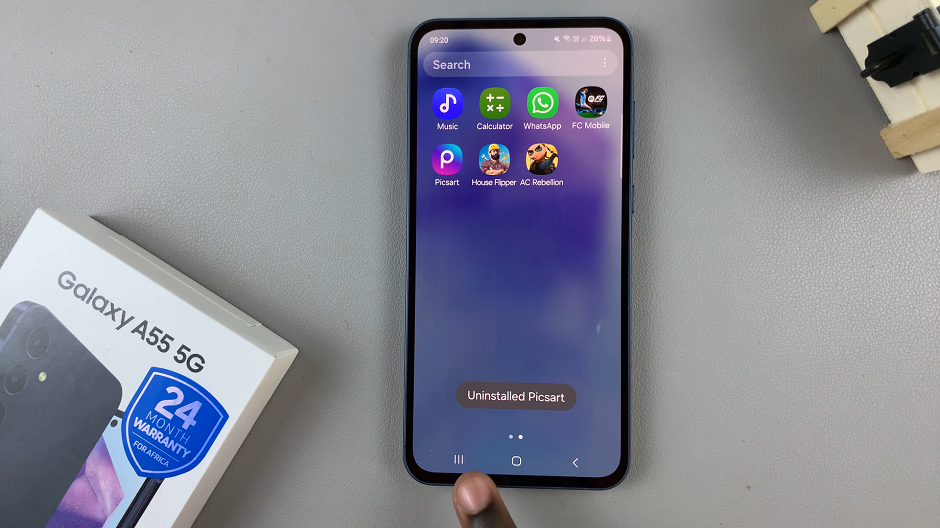 How To Uninstall Apps On Samsung Galaxy A55 5G