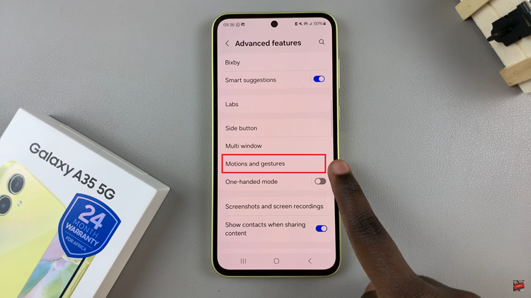 How To Enable & Disable Double Tap To Turn On Screen On Samsung Galaxy A35 5G