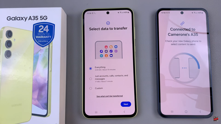 How To Transfer Data From Old Phone To Samsung Galaxy A35 5G