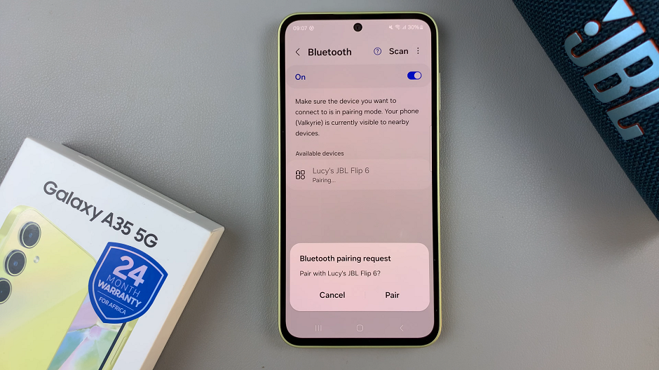 How To Connect Bluetooth Speaker To Samsung Galaxy A35 5G