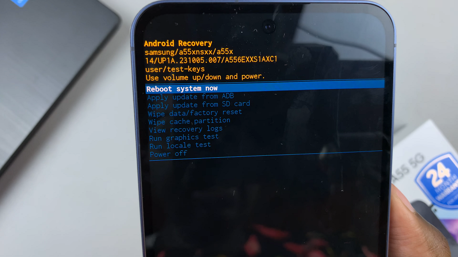 How To Exit Recovery Mode On Samsung Galaxy A55 5G