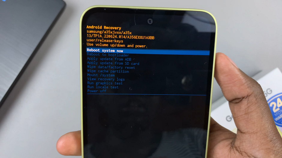 How To Enter Recovery Mode On Samsung Galaxy A35 5G