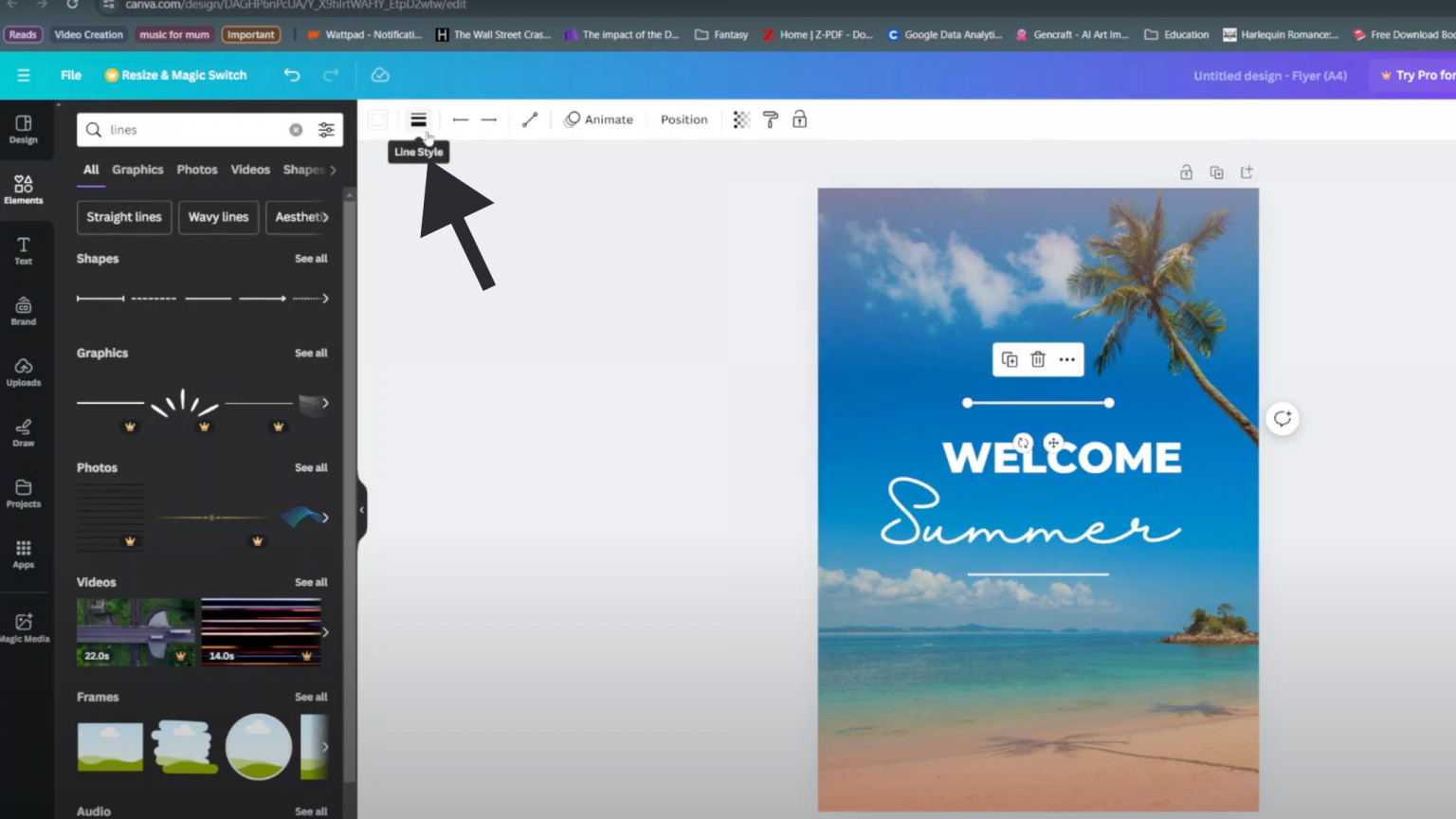 How To Make A Dotted Line In Canva - WebPro Education