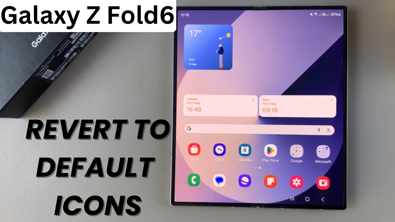How To Revert To Default Icons On Samsung Galaxy Z Fold 6 - WebPro ...