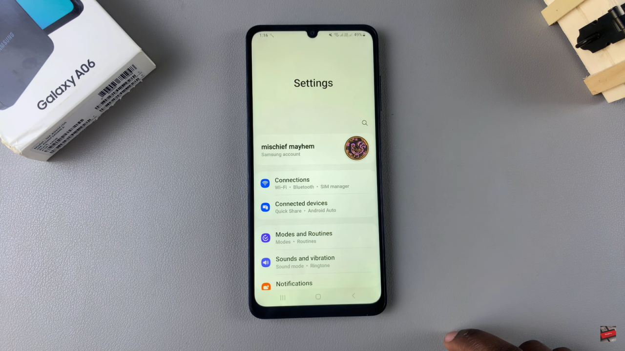Enable Dark Mode On Samsung Galaxy A06
