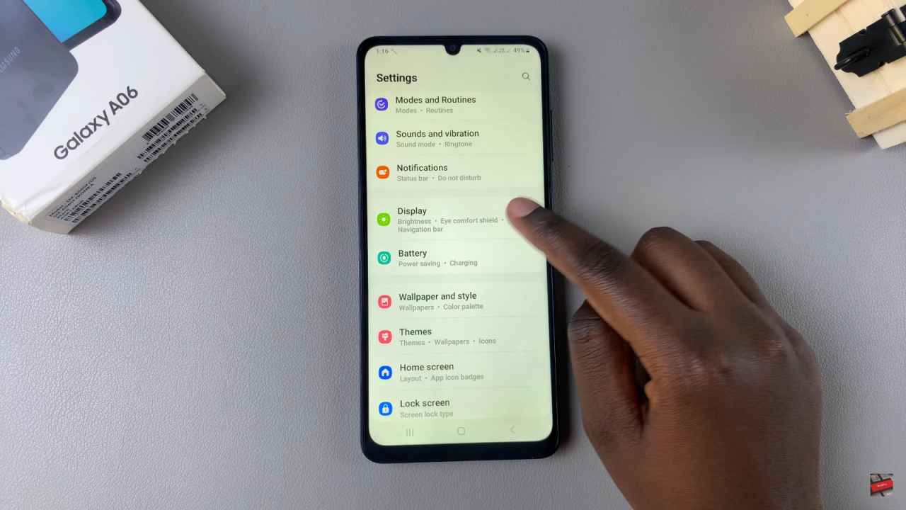 Enable Dark Mode On Samsung Galaxy A06