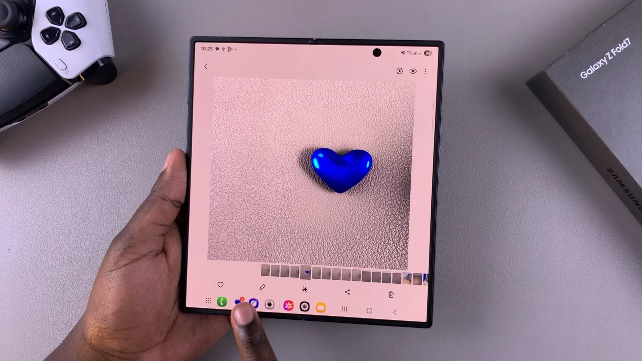 Edit Menu On Galaxy Z Fold 7