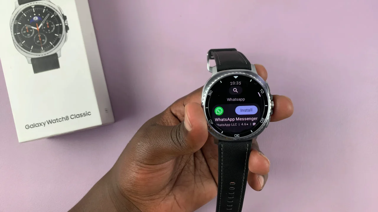Download WhatsApp On Galaxy Watch 8 / 8 Classic