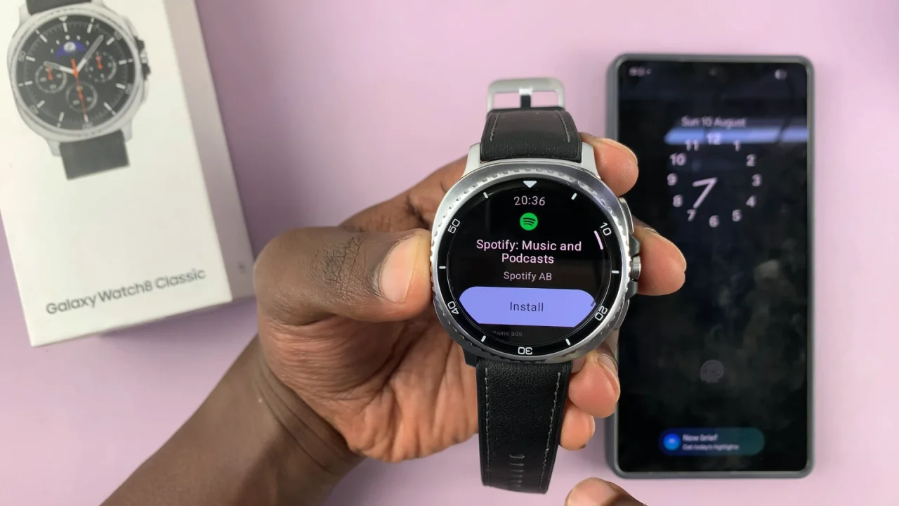 Install Spotify On Galaxy Watch 8 / 8 Classic