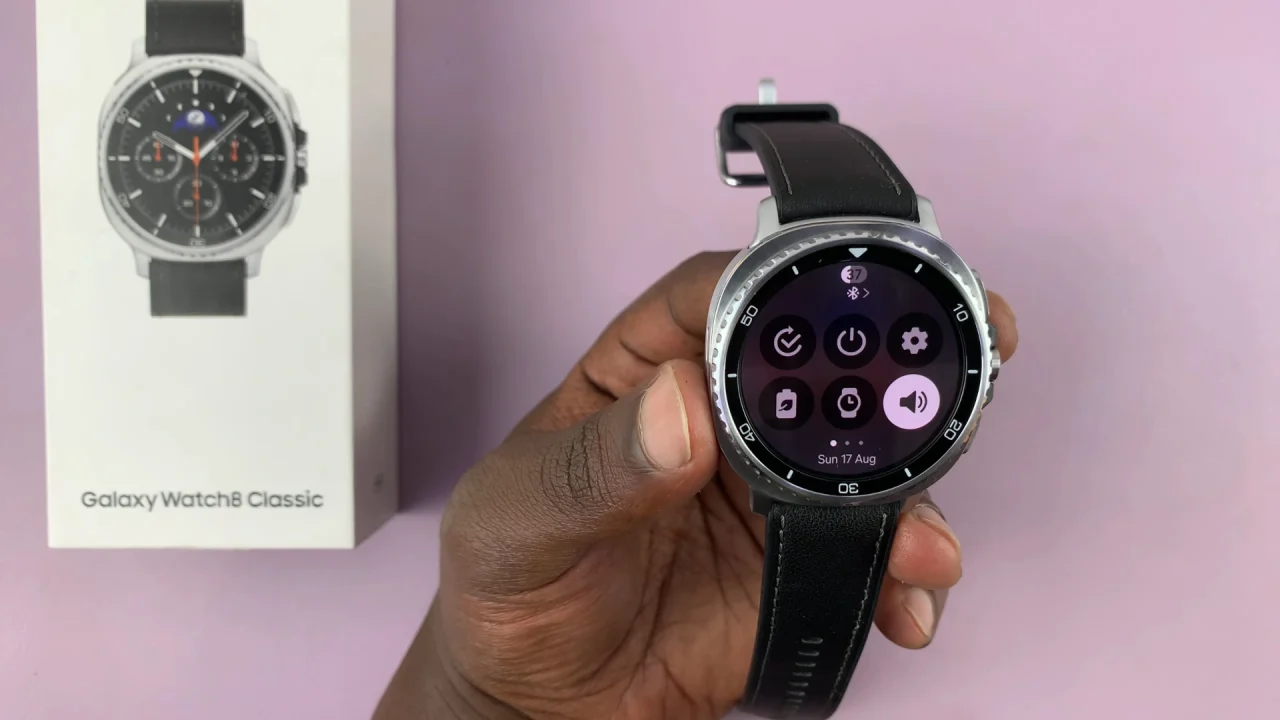 Settings On Galaxy Watch 8 / 8 Classic