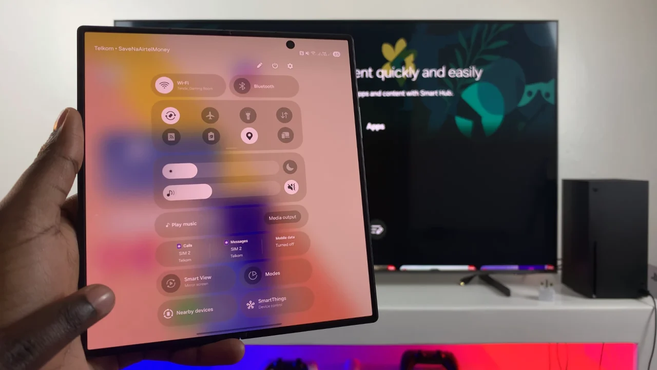Smart View On Galaxy Z fold 7