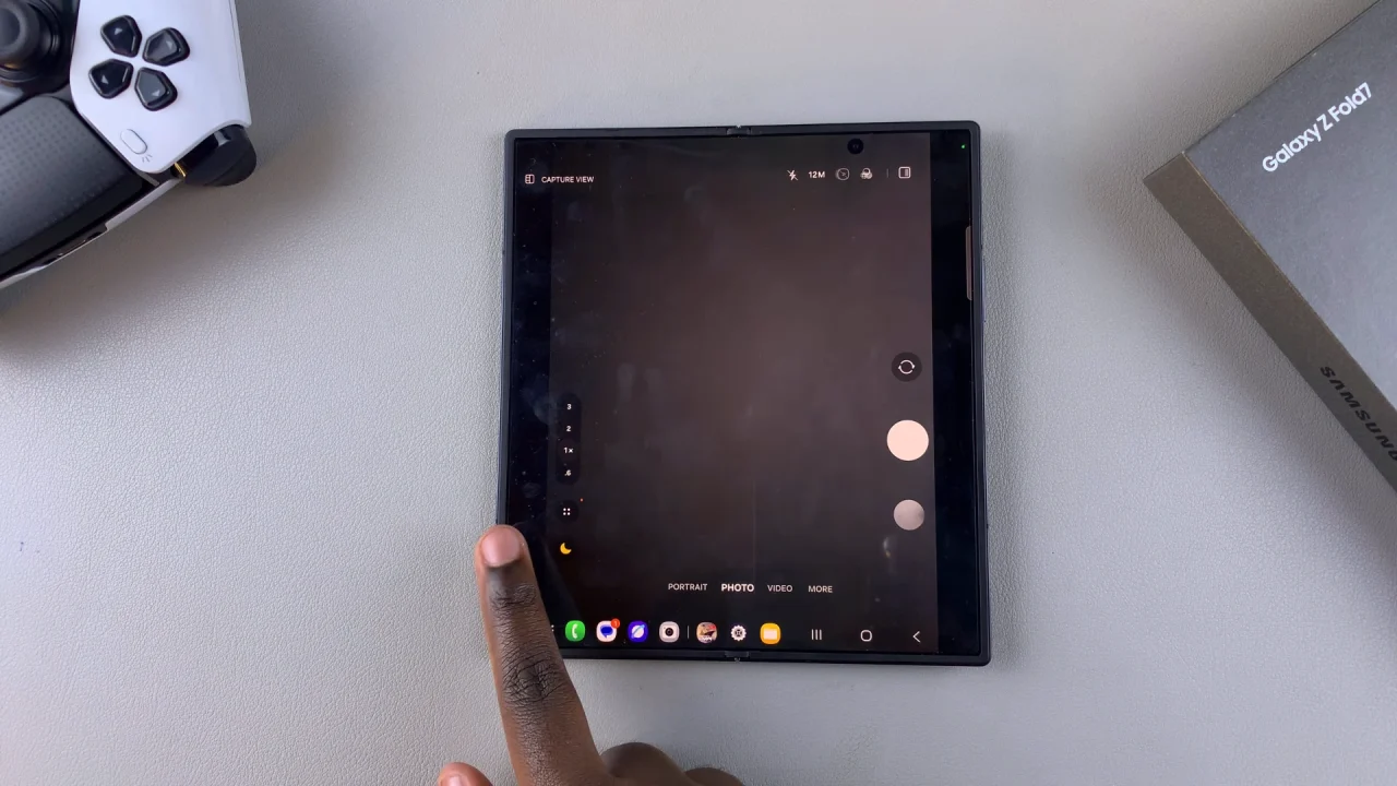 Camera Menu On Z Fold 7