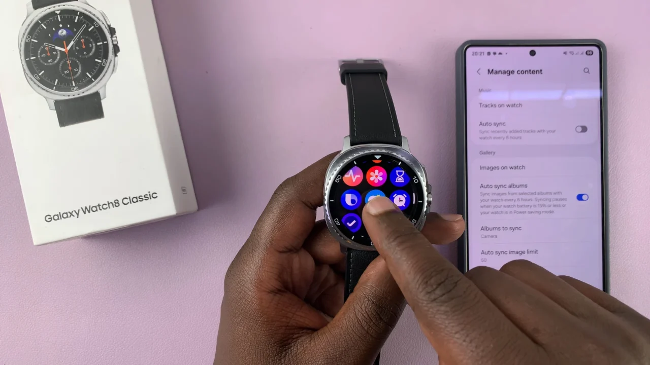 Gallery App On Galaxy Watch 8