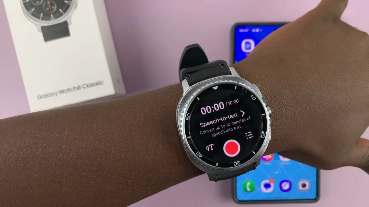 How To Transcribe Voice Recordings On Samsung Galaxy Watch 8 / 8 Classic
