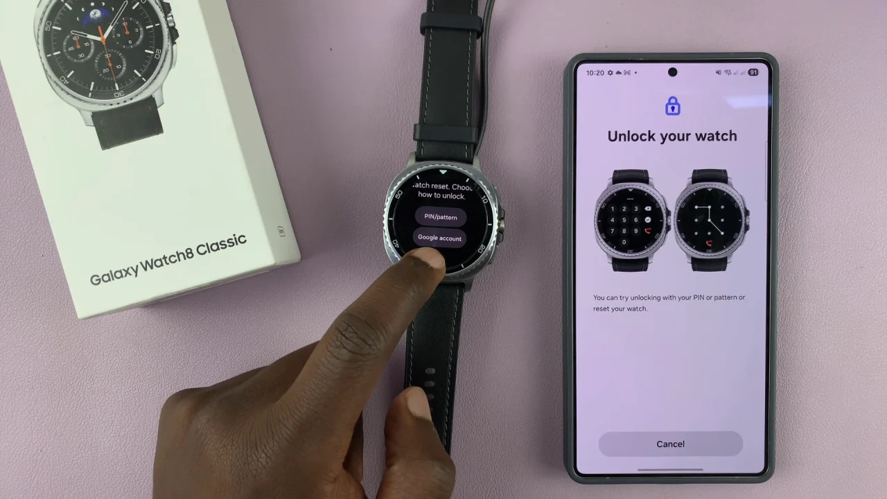 How To FIX 'Forgotten PIN / Pattern' On Galaxy Watch 8 / 8 Classic