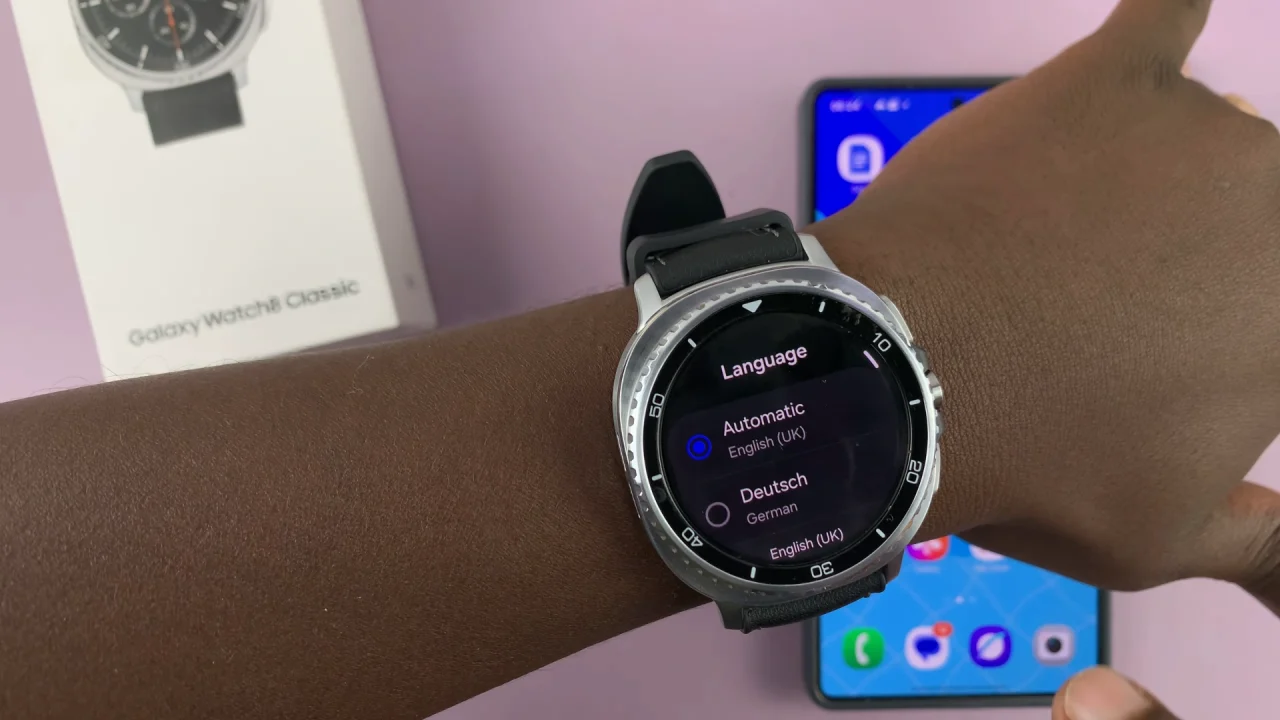 Voice Recording Transcription Language On Samsung Galaxy Watch 8 / 8 Classic