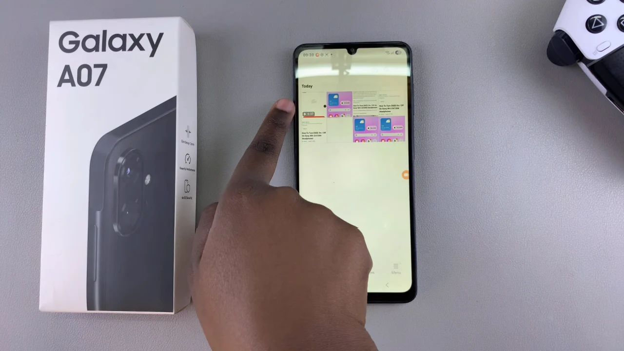 Screen Recordings Gallery Folder On Galaxy A07