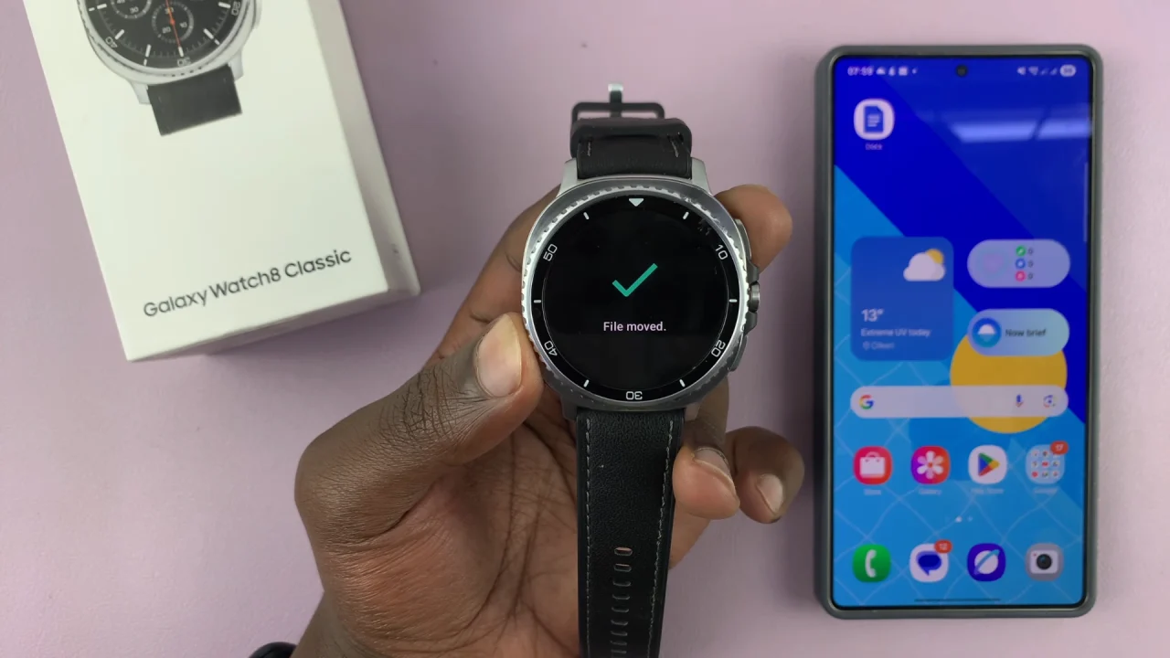 Move Track To Ringtone Folder On Galaxy Watch 8 Classic