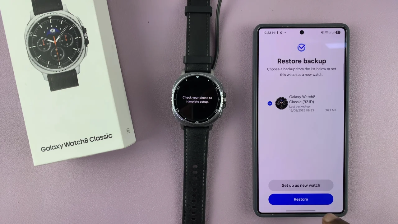 How To Set Up Galaxy Watch 8 / 8 Classic As a New Watch