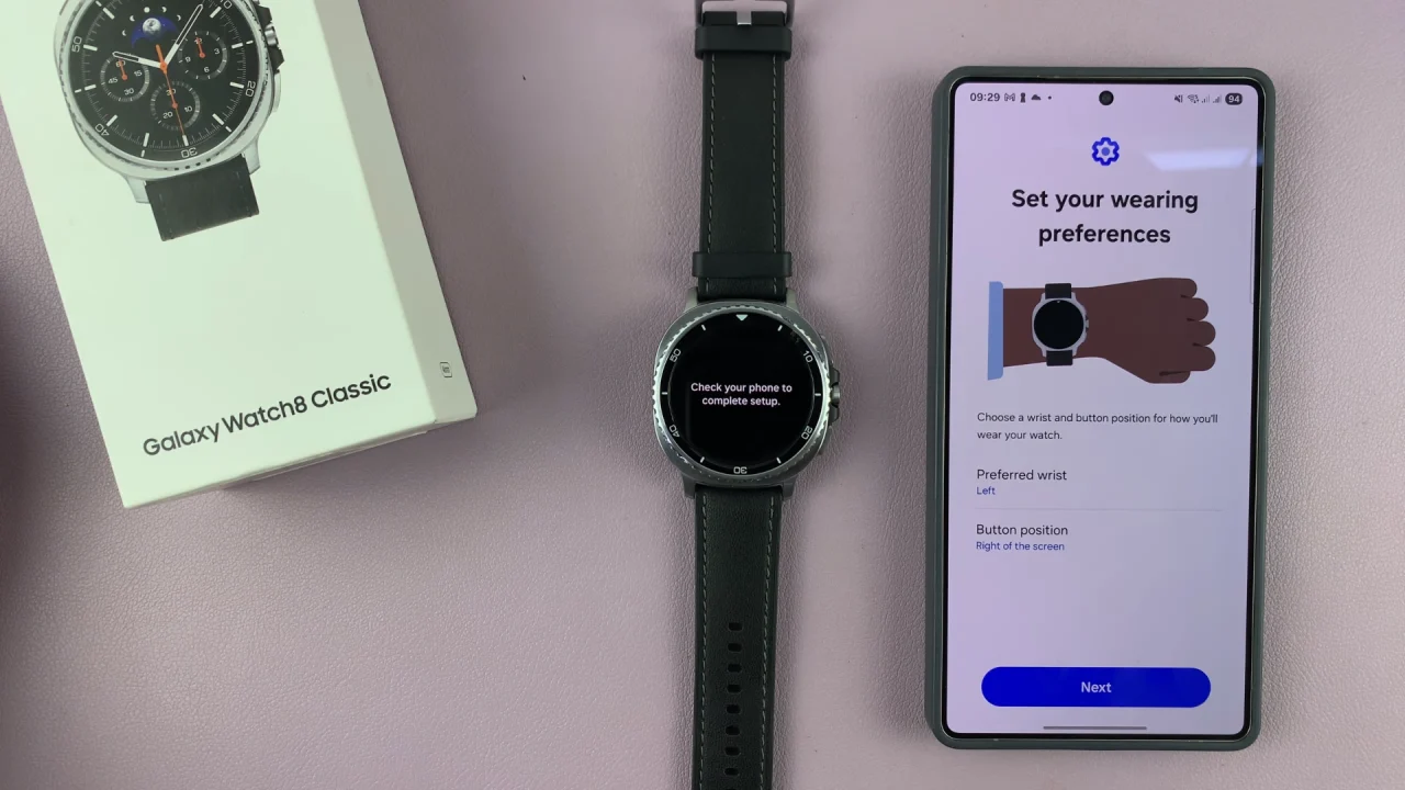 How To Set Up Galaxy Watch 8 / 8 Classic